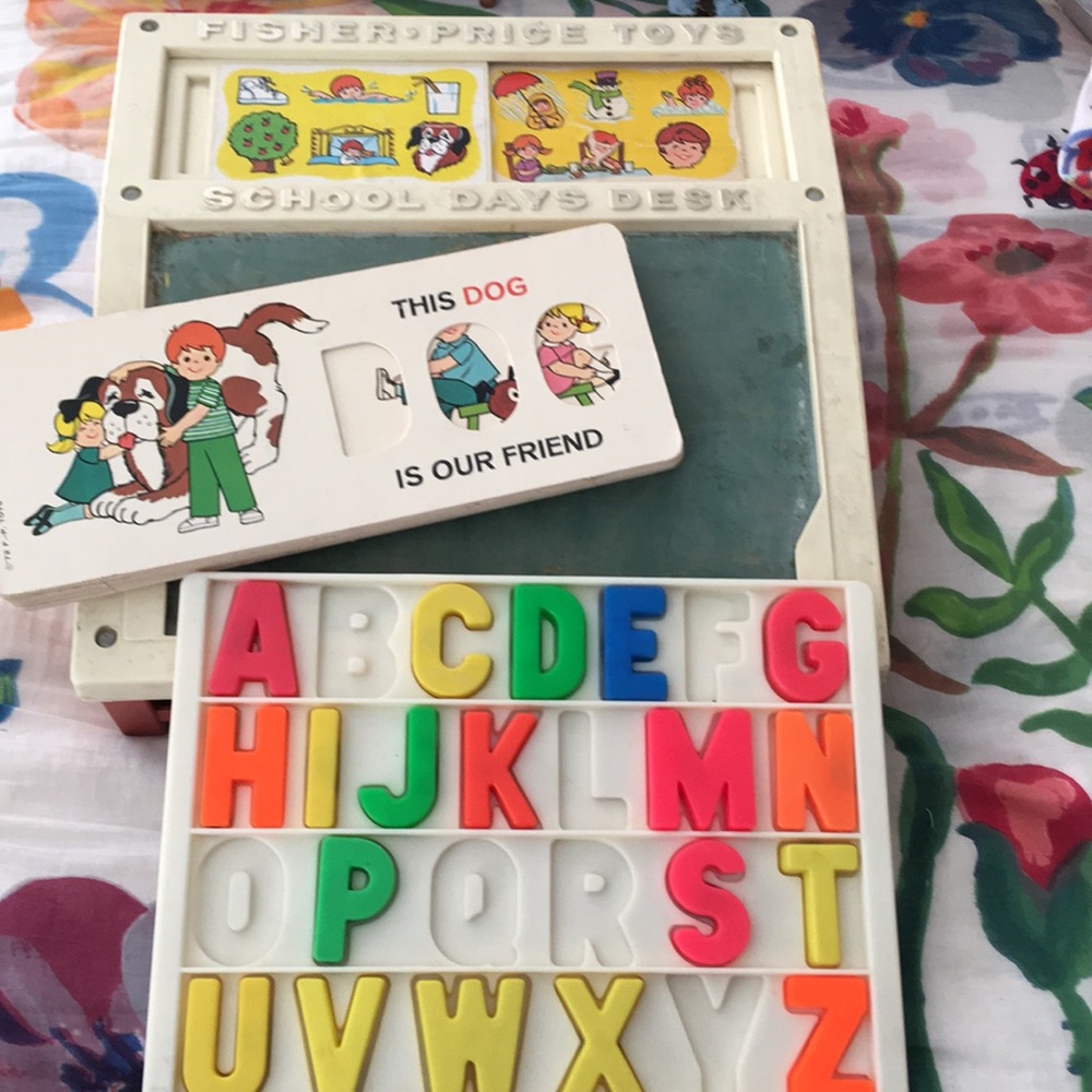 Vintage Fisher-Price school days desk